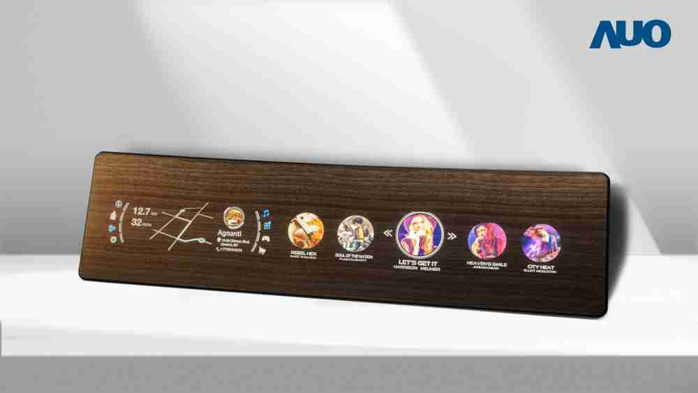 赏金国际研发全球最高穿透度达80%的AmLED木纹显示器，，，可于使用时呈现高亮度、、清晰可见的信息，，并在不使用时回归为单纯的饰板，，，节能兼具美观